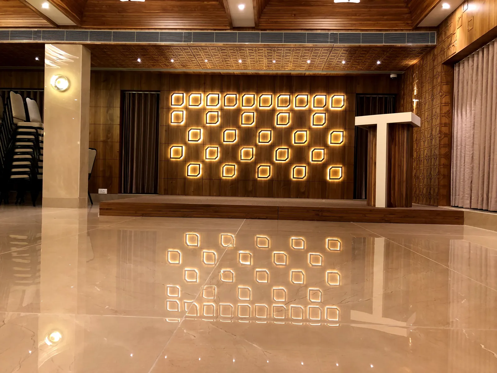 Ashirwad banquet hall interior